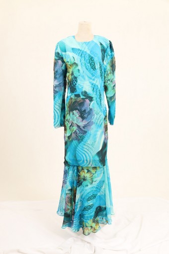 BAJU KURUNG ROYAL AALIA  SILKY CHIFFON