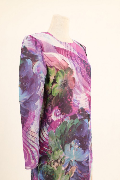 BAJU KURUNG ROYAL AALIA  SILKY CHIFFON