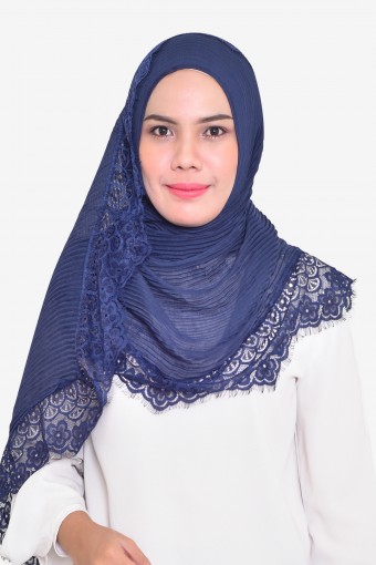 Lissa Lace Pleated Shawl