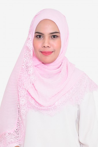 Lissa Lace Pleated Shawl