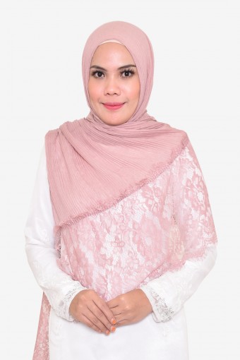 Cassia Lace Pleated Shawl