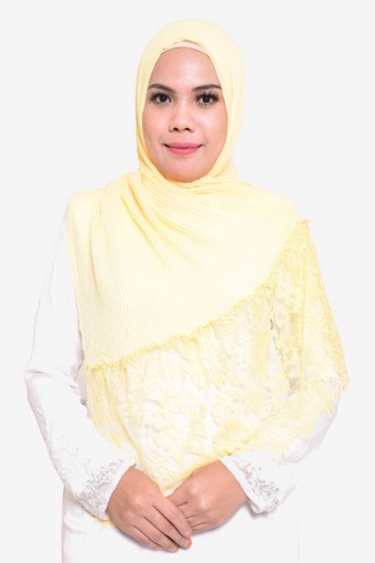 Cassia Lace Pleated Shawl