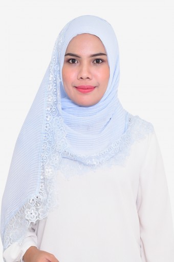 Lissa Lace Pleated Shawl