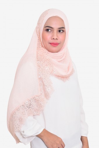Lissa Lace Pleated Shawl