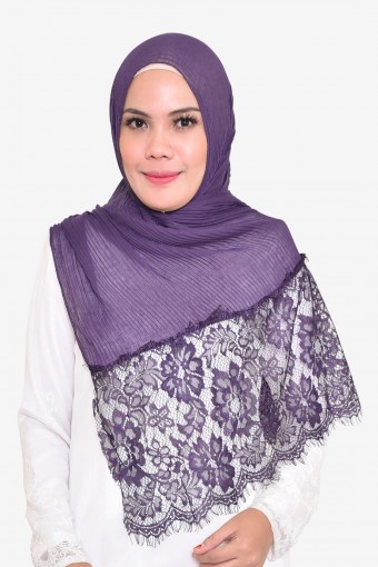 Cassia Lace Pleated Shawl