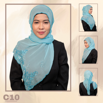 Shawl Chiffon Beaded