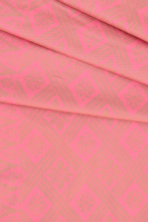 Swiss Cotton Silk Printed (Songket Design)