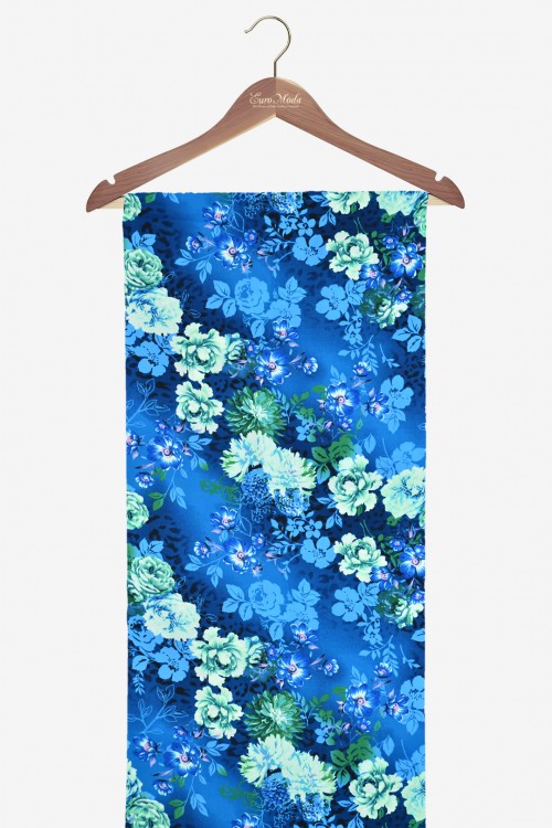 Washable V.Versace Crepe Printed
