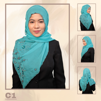 Shawl Chiffon Beaded