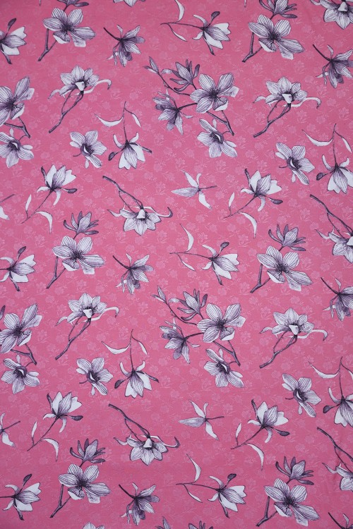 Washable Jacquard Crepe Bidang 44" (Digital Printed)