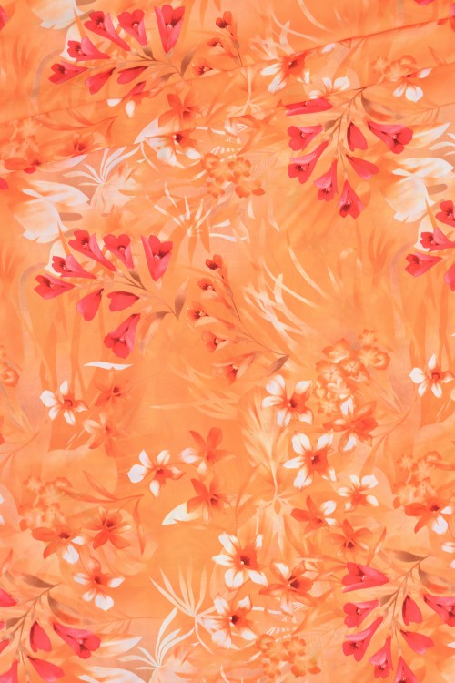 Washable V.Versace Crepe Printed