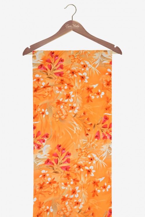 Washable V.Versace Crepe Printed