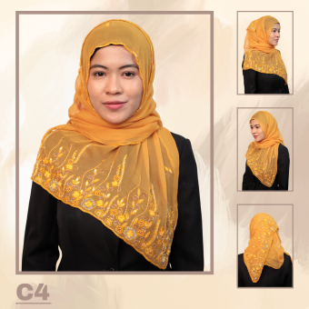 Shawl Chiffon Beaded