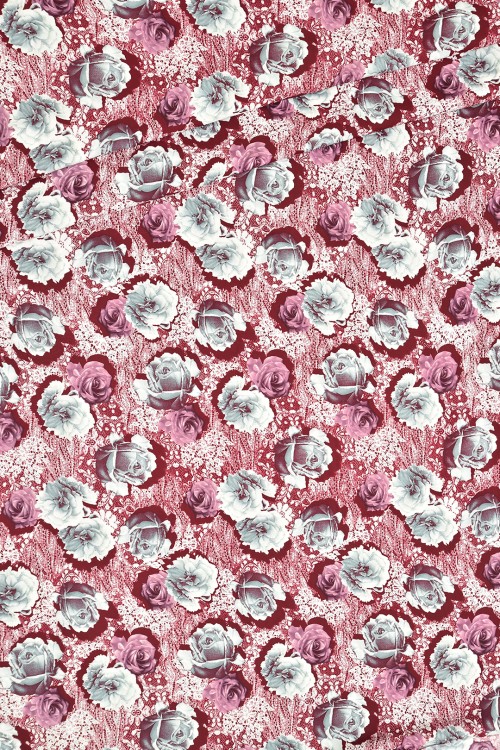 Washable V.Versace Crepe Printed - Per Meter