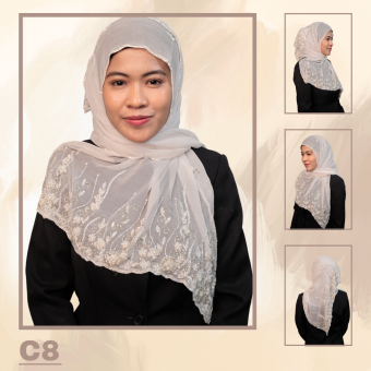 Shawl Chiffon Beaded