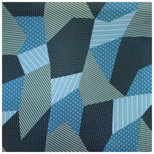 Washable crepe printed PER METER 44'