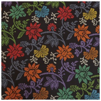 SWISS COTTON SILK PRINTED 44 SONGKET DESIGN