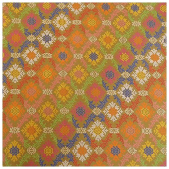 SWISS COTTON SILK PRINTED 44 SONGKET DESIGN