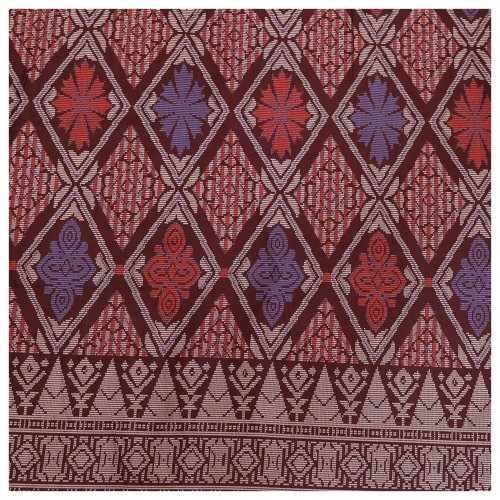 SWISS COTTON SILK PRINTED 44 SONGKET DESIGN
