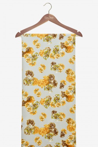 Swiss Cotton Silk Printed (Flower Design)
