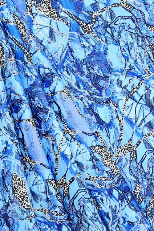 Swiss Cotton Silk Printed (Flower Design)