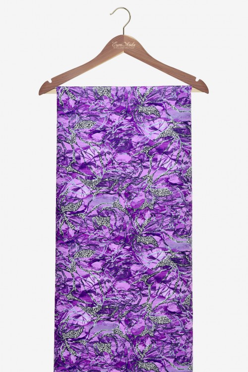 Swiss Cotton Silk Printed (Flower Design)