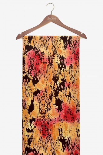 Swiss Cotton Silk Printed (Flower Design)