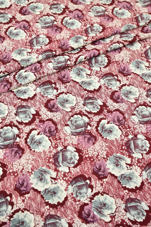 Washable V.Versace Crepe Printed - Per Meter