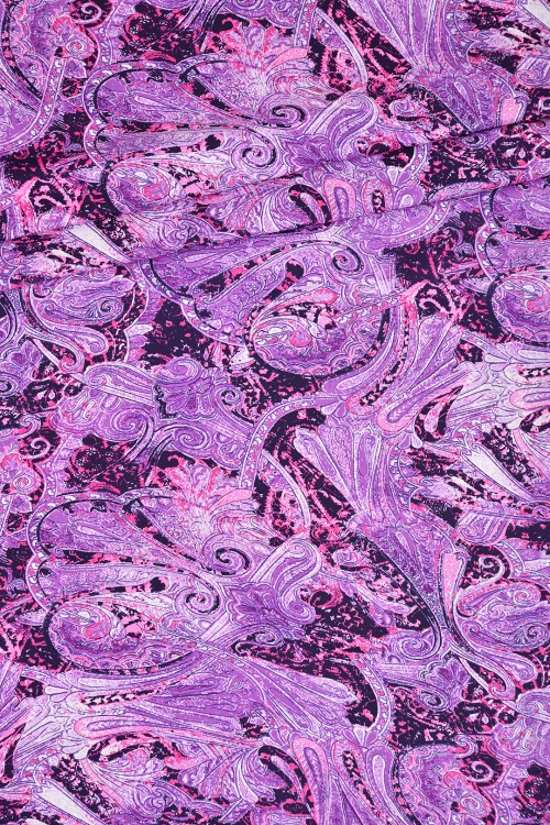 Washable V.Versace Crepe Printed