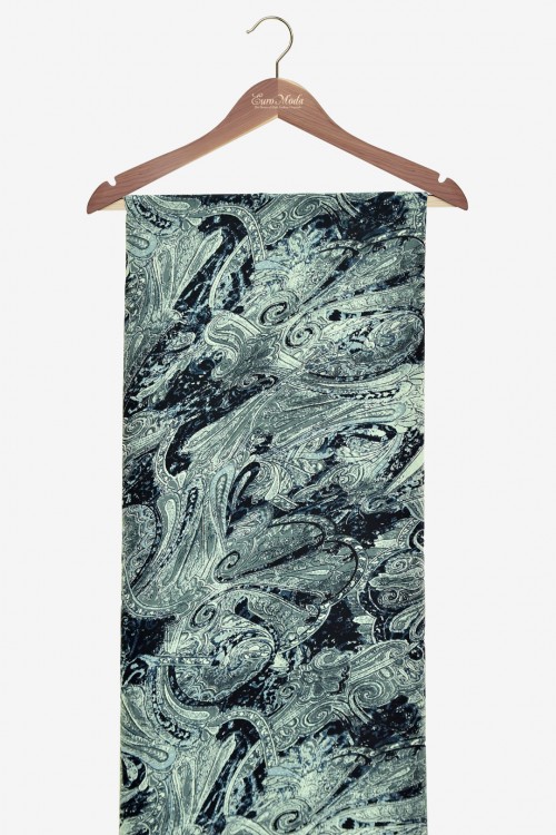 Washable V.Versace Crepe Printed