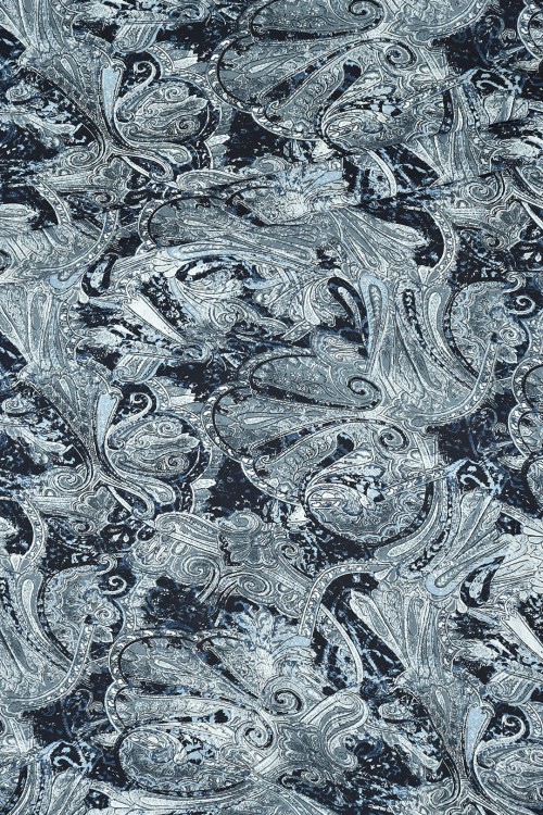 Washable V.Versace Crepe Printed