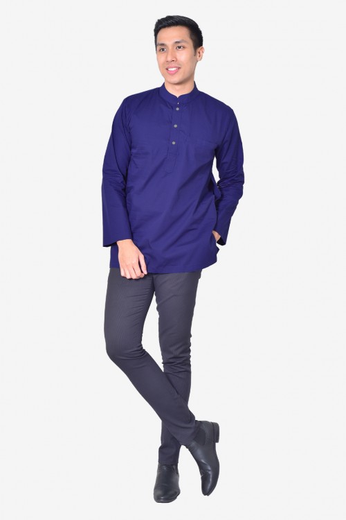 Kurta Idrees - Royal Blue