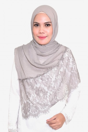 Cassia Lace Pleated Shawl