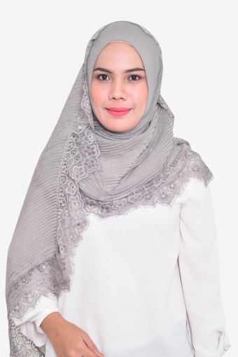 Lissa Lace Pleated Shawl