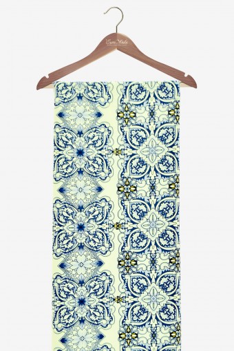 Washable V.Versace Crepe Printed - Per Meter