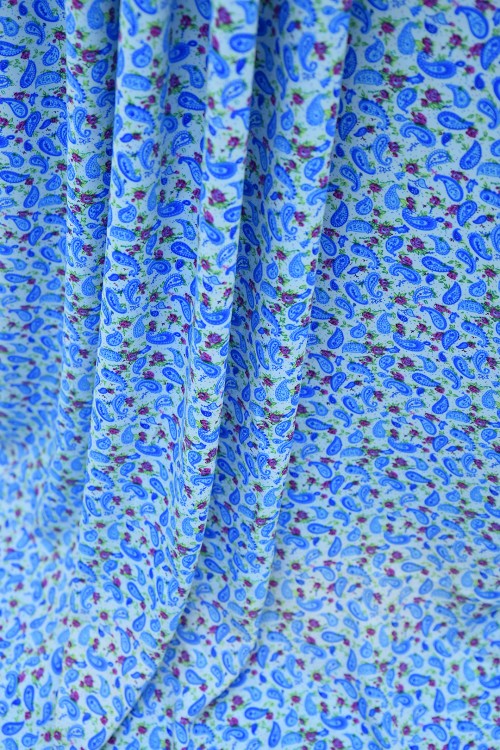 Washable V.Versace Crepe Printed
