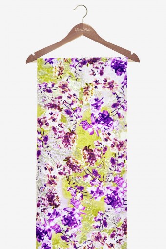 Washable V.Versace Crepe Printed - Per Meter