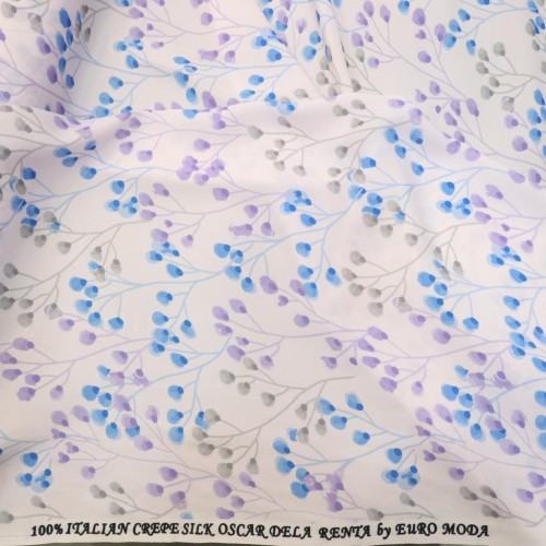 Washable Jacquard Crepe Printed (Bidang 44") Per Meter