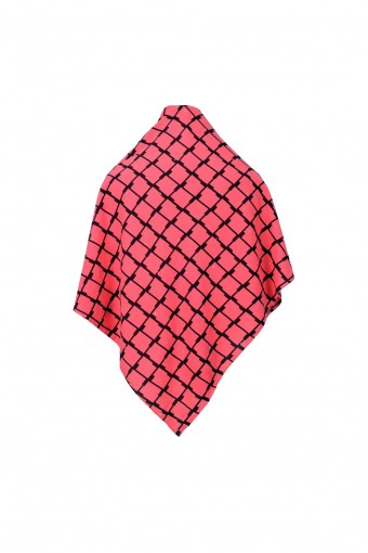 TUDUNG BAWAL BUBBLE CREPE PRINTED (WITH BATU)