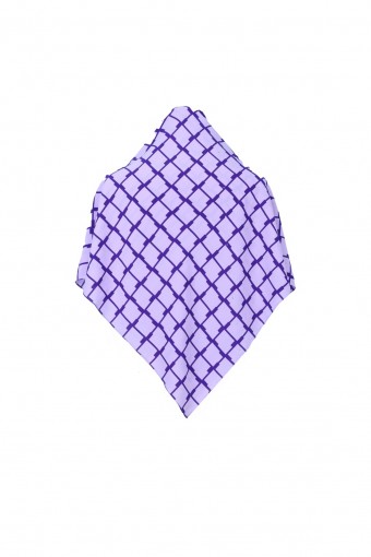 TUDUNG BAWAL BUBBLE CREPE PRINTED (with batu)