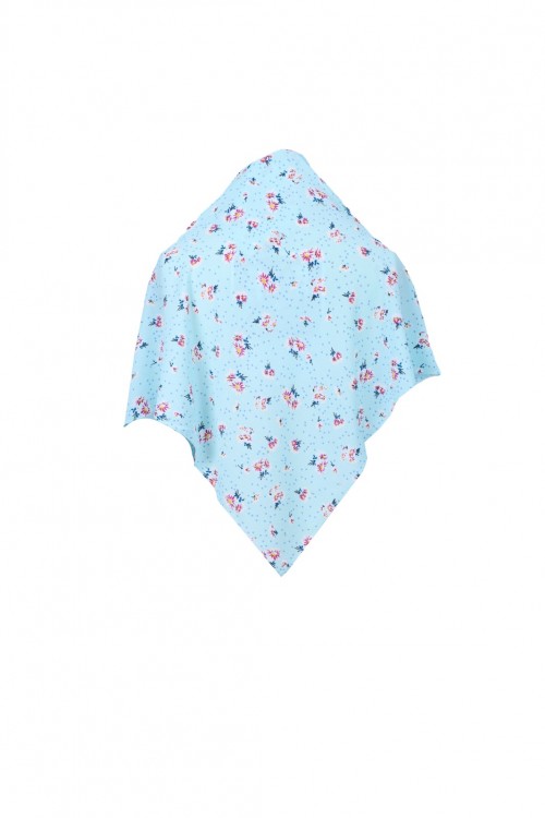 TUDUNG BAWAL BUBBLE CREPE PRINTED