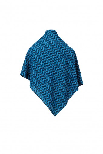 TUDUNG BAWAL BUBBLE CREPE PRINTED (with batu)