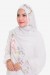 Pleated Chiffon Printed Shawl