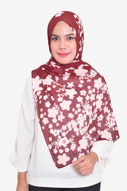 Sakura Pleated Shawl